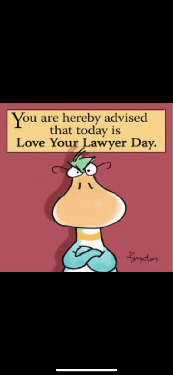 Yes, you are. #LoveYourLawyerDay