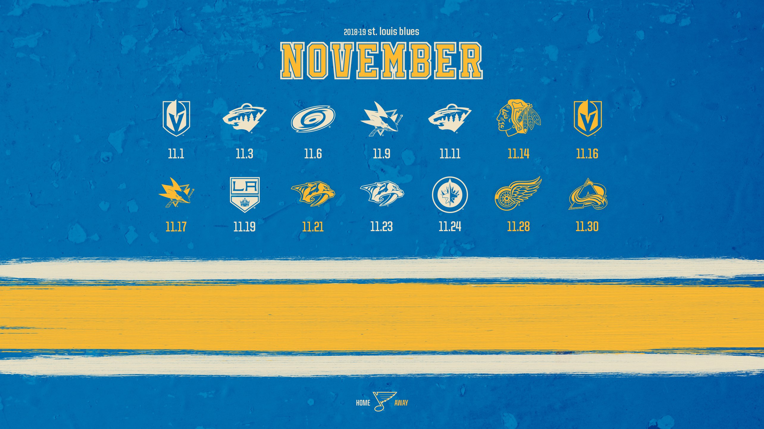 St. Louis Blues - April schedule wallpapers and playoff
