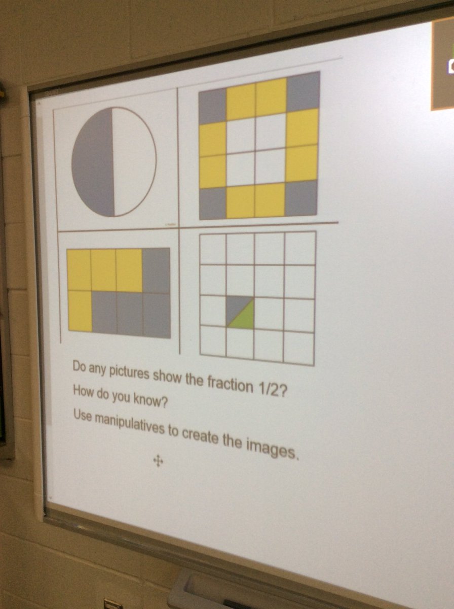 kellydisalvo99's tweet image. Tried @FractionTalks for the first time in gr4A @WPSTillsonburg. Students engaged in problem solving, concrete and representational reasoning. Exciting to hear and see Ss have fun with math and solidify concepts! #tvdsbmath #fractiontalks