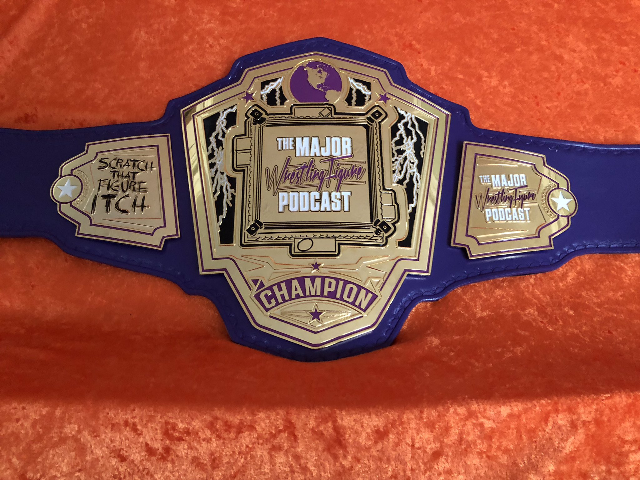 Details about   NEW SEALED Major Wrestling Figure Podcast Belt & Shirt MWFP Scratch That Itch