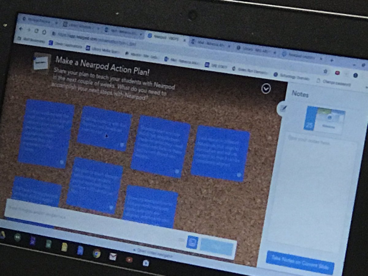 VBTitleI's tweet image. Nearpod PL for our @VBTitleI schools. ITSs and teachers making a Nearpod action plan for their school. #KnowWhy