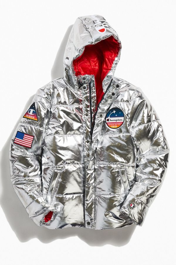 metallic champion jacket