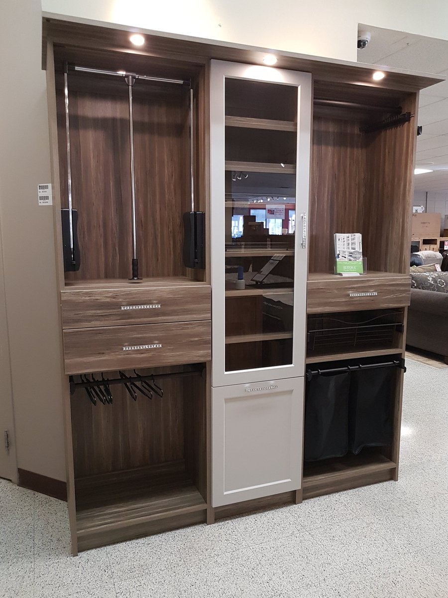 STOR_XNWAlberta's tweet photo. Check out @STOR_XNWAlberta Organizing Systems closet located in #TheHintonBrick. We are extremely grateful for the opportunity to showcase our product locally. Please stop by to view it this weekend. https://t.co/e5KhYtiu6s