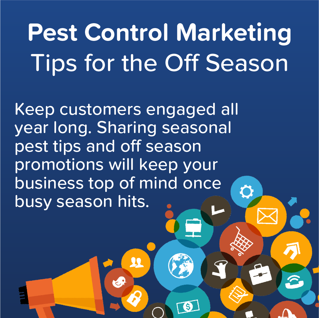 Workwave's tweet image. Keep customers engaged all year long, whether through sharing seasonal tips or offering an off-season promotion: ow.ly/LZai50jzkxw #pestcontrol #OffSeasonTips