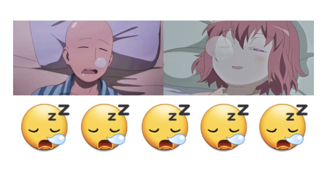Emojipedia on X: @OGLT_ The snot bubble is a common visual depiction from  manga/anime   / X