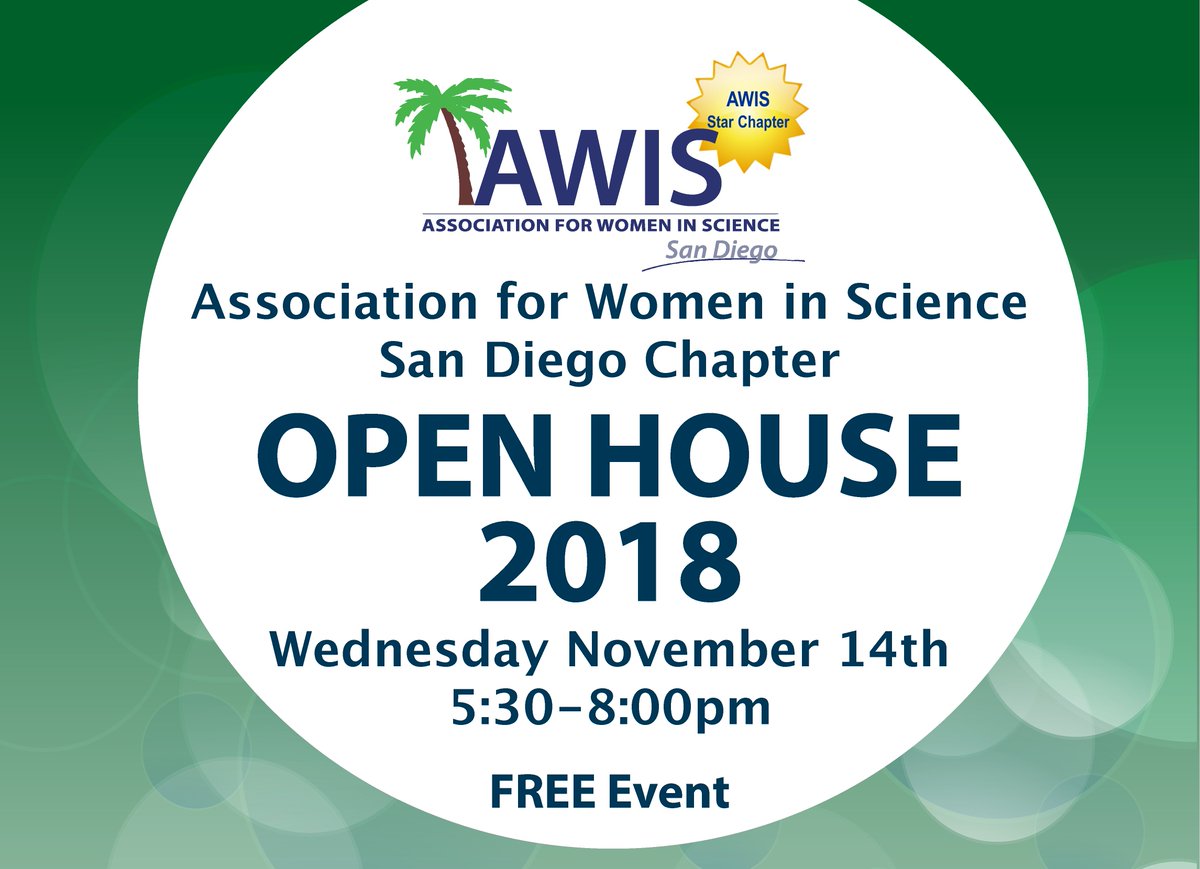 AWISsd's tweet photo. Exploring careers? Join us at the AWIS San Diego Open House at Sanford Consortium for Regenerative Medicine. Network, learn about AWIS-SD committees, leadership opportunities, & join us in honoring AWIS-SD award recipients. #STEMLeaders, #AWISSD https://t.co/lwmXG51gSM https://t.co/csnz2YtS2V
