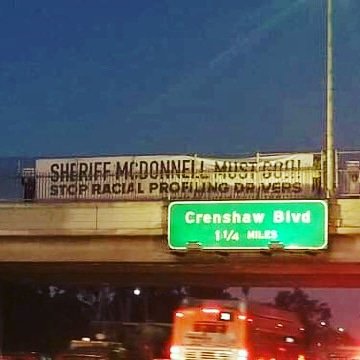 We out here! #McDonnellMustGo #CrenshawBlvd