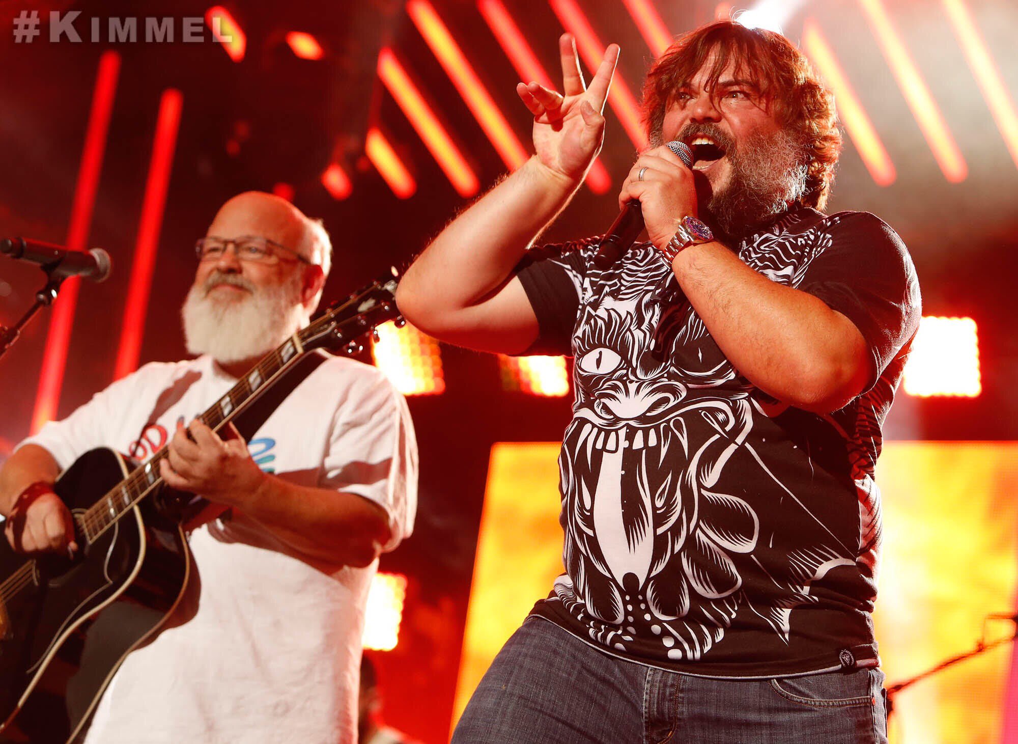 Jack Black hosts School of Rock reunion at Tenacious D concerts