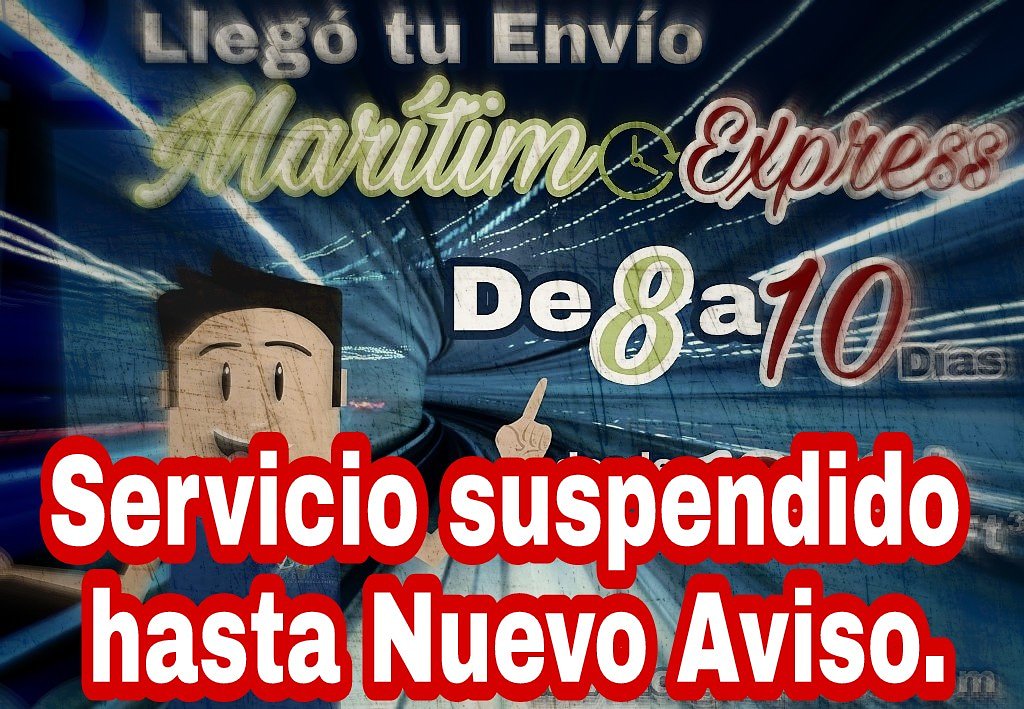 CFGExpress's tweet photo. Atención: Se le notifica a nuestra distinguida clientela que el servicio de #maritimoexpress se encuentra temporalmente suspendido. 
.
.
En lo que nuestra actividades de #maritimoexpress sean renovadas, les estaremos notificado. 
.
.
Disculpen las molestias causadas.
#cfgexpress https://t.co/BMKsct2ZSc