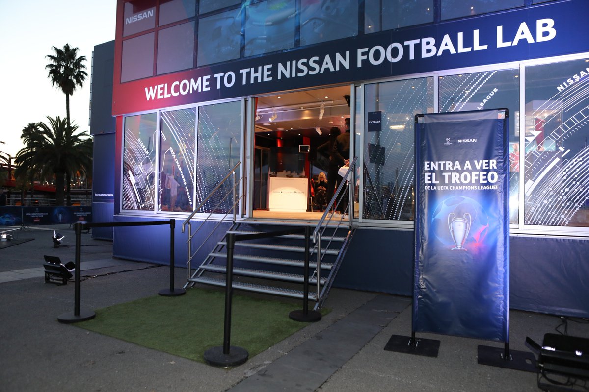 Nissan Sports Bienvenido A Barcelona Come To Rambla De Mar Tomorrow To Discover The Nissan Football Lab Innovateyourgame T Co Uun48w5ygd