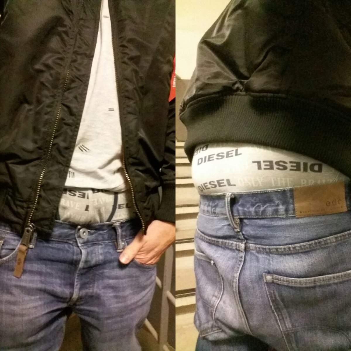 ledger_phoenix's tweet photo. Busy times old pictures. #sagging #sagger #sagginbutt #boxershorts #undies #underwear #underwearguy #boxerbriefs #gaysagger #gayboy #gay #phoenixledger #bomberjacket https://t.co/a3k8wo8XPN