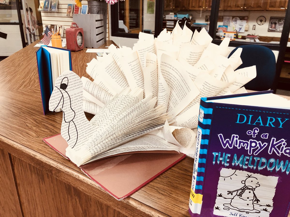 Gobble Gobble...waddle on into the Pinkston Library for the newly released Diary of a Wimpy Kid The Meltdown by Jeff Kinney <a href="/wimpykid/">Jeff Kinney</a> <a href="/Dr_JakeLong/">Jake Long</a> <a href="/PinkstonMiddle/">Pinkston Middle</a>