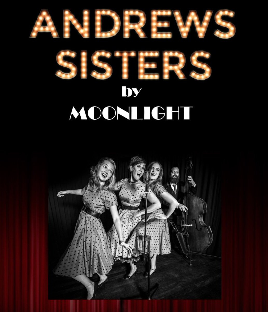 Kom jij ook morgenavond?
<a href="/AtlasEmmen/">ATLAS Theater</a> #euterpeemmen #moonlightbigband #andrewssisters