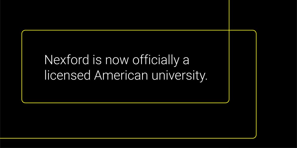 We're thrilled to be a licensed American university and we can't wait to continue with our mission ow.ly/23nt30mtBQP