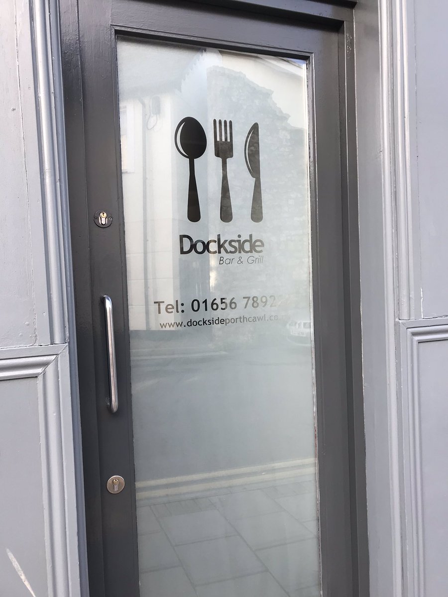 All the best to DockSide Bar &amp; Grill down in Porthcawl👍🏼 Looking good with 2 tray signs with stand off lettering🔥 fantastic job by the design and installation team here at P.C. Signs Ltd.👍🏼💚👍🏼💚👍🏼💚 #signwriting #porthcawl #signs #sinage #cnc