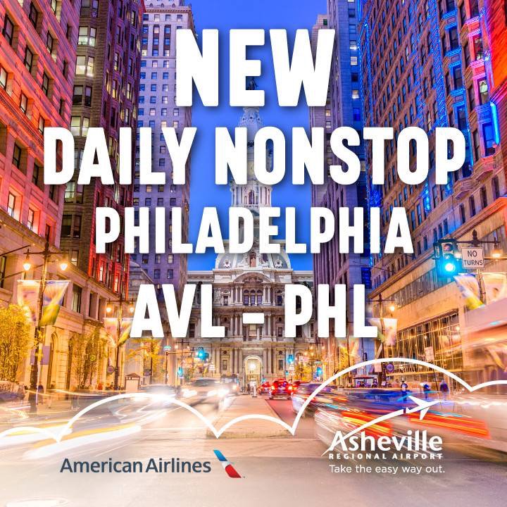 Transylvania County continues to gain great air service options to major metro areas thanks to the hard work of @flyavl! #NaturalAdvanatge