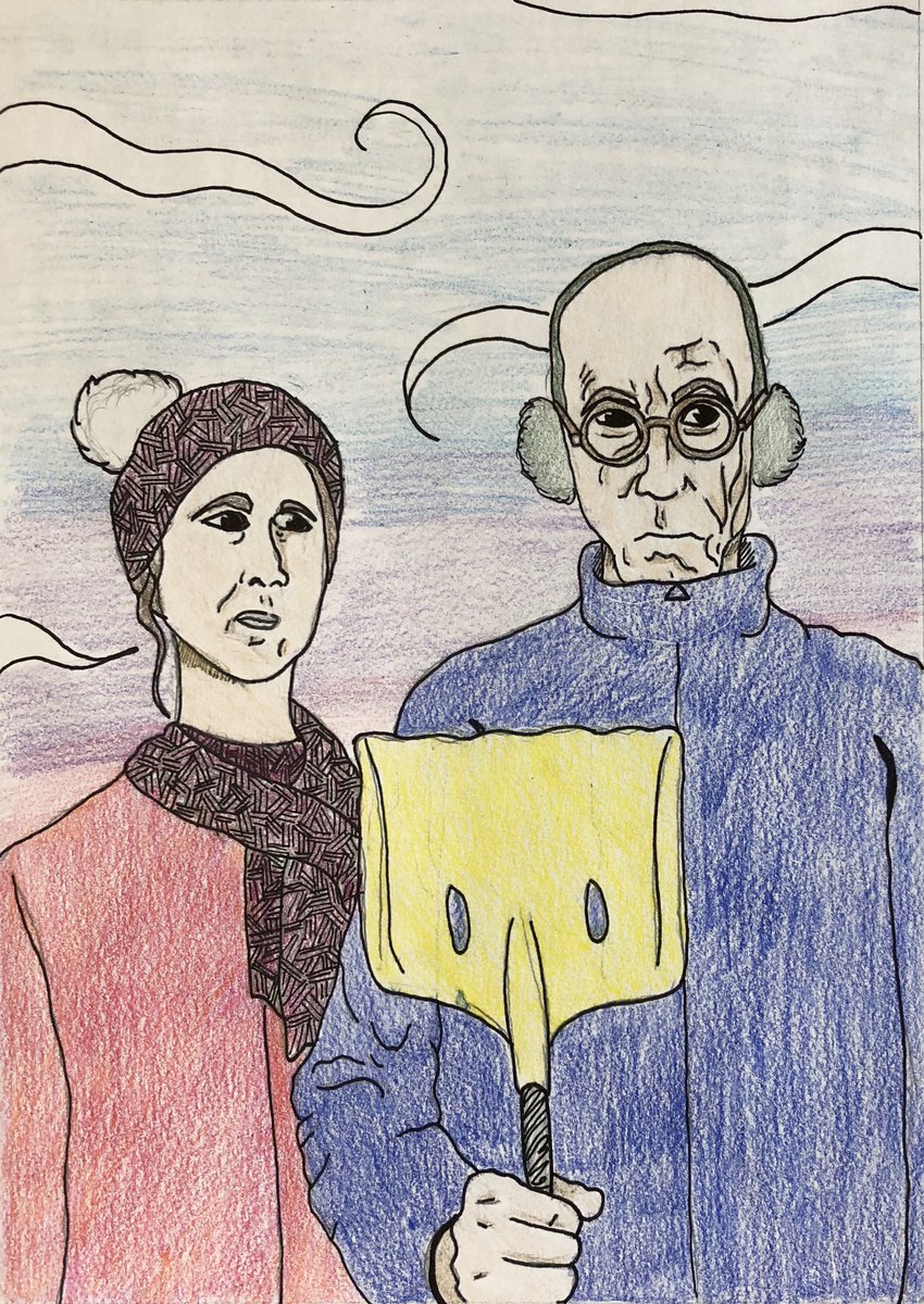 GHS Photography (@ghs_photography) on Twitter photo A bit of American Gothic parody for <a href="/GHS_PIRATES/">Granbury High School</a> Art 1 Halloween this week... #art1 #gocowboys #amen #brrr <a href="/granburyisd/">Granbury ISD</a> <a href="/artgrowfonder/">Kelcey Daffan</a> A bit of American Gothic parody for <a href="/GHS_PIRATES/">Granbury High School</a> Art 1 Halloween this week... #art1 #gocowboys #amen #brrr <a href="/granburyisd/">Granbury ISD</a> <a href="/artgrowfonder/">Kelcey Daffan</a>