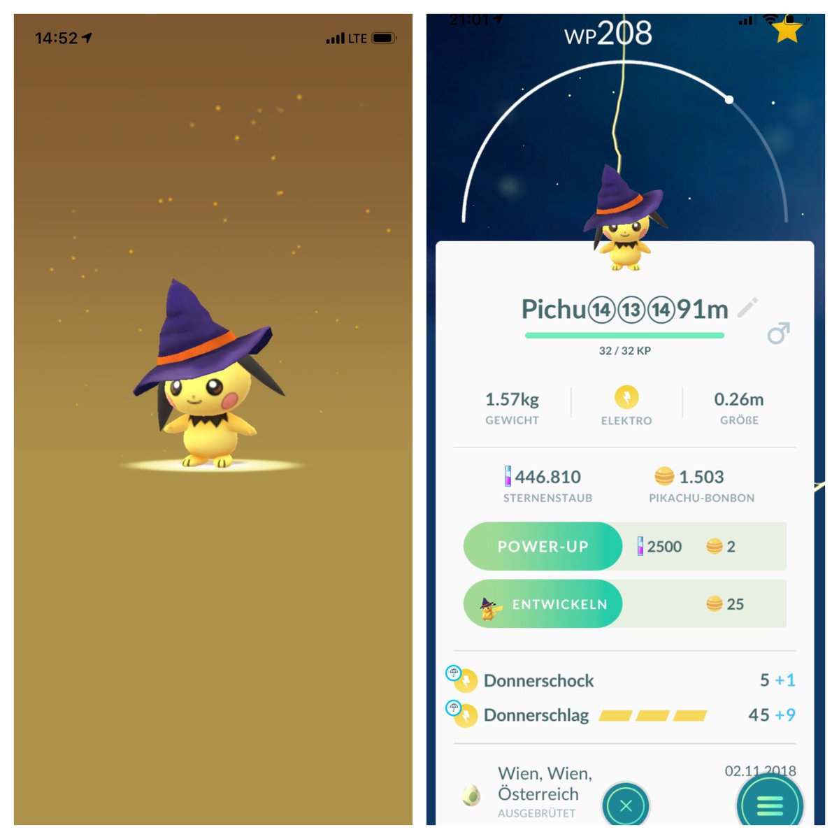 Mausmaus1976's tweet photo. Hallo #Ninjatom, Du siehst aber süß aus 😍
Käfer überall 🐛🦋🐞😂
Jaaaaa ein Pichu mit Hut ☺️🎉
Neue Glückspokémon, 1 neues und 3 von August 2016 😎
#PokemonGOarplus #PokemonGO https://t.co/hOvz9WsQmY