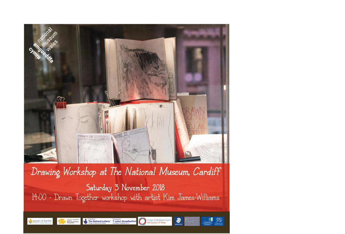 Tomorrow we have our last drawing workshop at the <a href="/AmgueddfaCymru/">Amgueddfa Cymru | Museum Wales</a>  come down at 2pm to do some sketching! Places are available to book on the museum website at the following link bit.ly/2SlvReP 
<a href="/volartswales/">Voluntary Arts Wales</a> <a href="/Museum_Cardiff/">Amgueddfa Caerdydd</a> <a href="/Arts_Wales_/">Cyngor Celfyddydau Cymru | Arts Council of Wales</a>