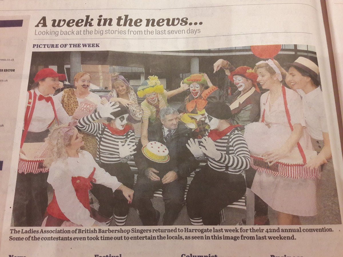 You can also find us in the Harrogate Advertiser <a href="/HgateAdvertiser/">Harrogate Advertiser</a> with one of the members of staff from the convention centre! 😂

Thanks to Jenny Whitehouse for spotting it! #CCCLabbs2018 #Labbs2018 #inthepapers 📰 🗞🎪⭐️