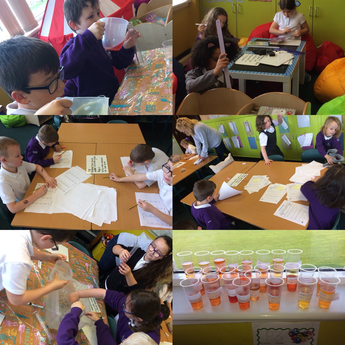 P2_3langlees's tweet photo. We solved problems for the wizards and estimated how long the pencil would be in cubes, counters and paper clips. #outermaths 📏💧 https://t.co/rnDObnvIWo