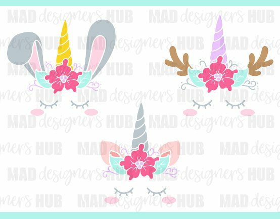 Download Mad Designers Hub On Twitter Unicorn Overload Check All The Super Cute Unicorn Bundle Designs On Our Etsyshop Unicorn Flower Deer Bundle Svg Cute Sleeping Christmas Holiday Digital Design Print