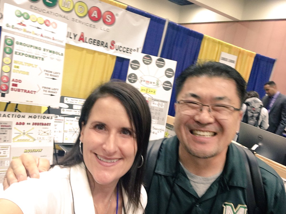 AlgebraSuccess's tweet photo. Love seeing familiar faces from @ParamountUSD at the @CAMathCouncil Conference! @PiratesWest https://t.co/OQxKO65iuV