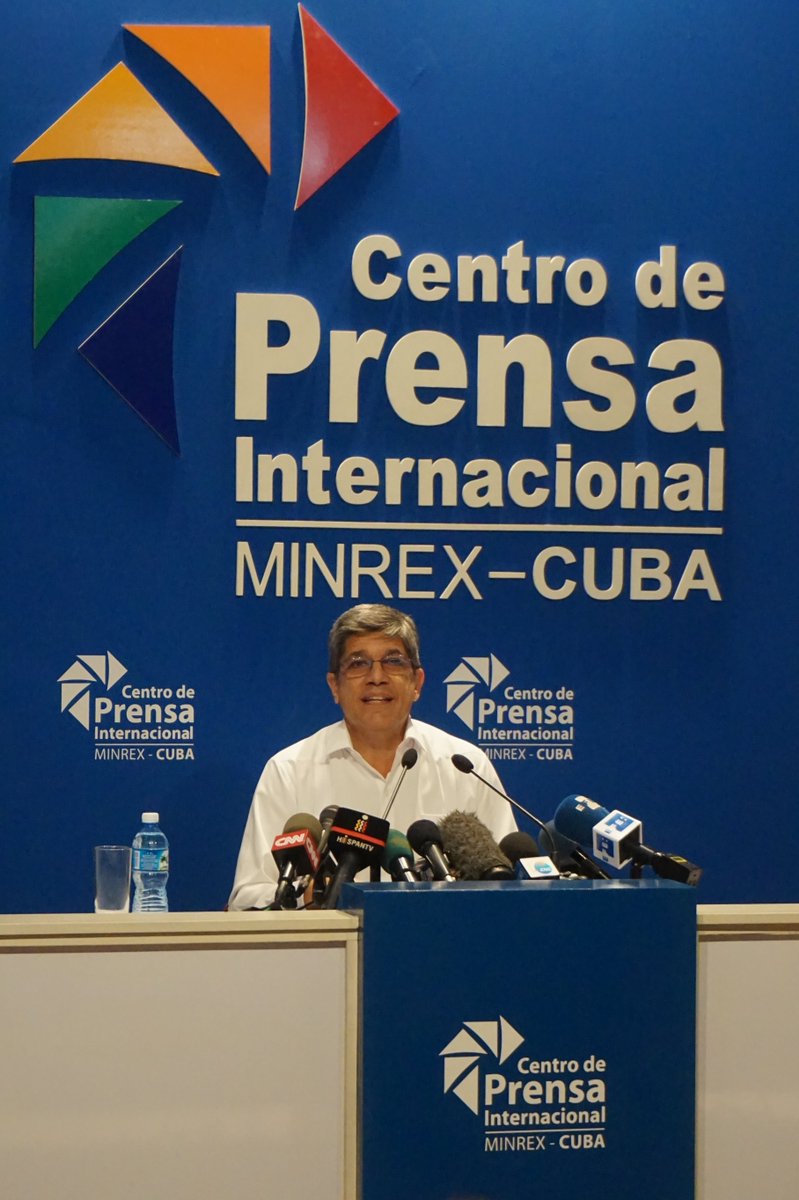 Carlos Fernandez de Cossio, director of the United States Directorate General of the Cuban Ministry of Foreign Affairs.