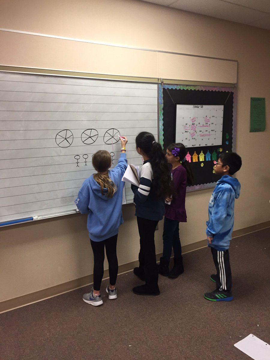 Lori1316's tweet image. Helping each other with equivalent fractions.  #fractionsarefun @BSEhseIN