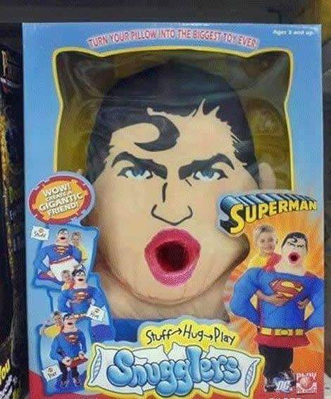 FOXPROWL1's tweet image. These seem to be a big hit.  Let me know if you are liking these bad toy designs! #toyfails #foxprowltoyfails Swing into Foxprowl to see thousands+ of toys, comics' collectibles-60's to current! Big selection-low prices! #Unique holiday shopping resource! #superman