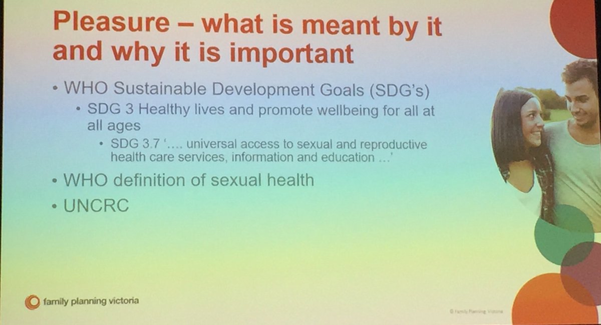 “Ask the kids, they know what they want to know”. Claire Vissenga, CEO Family Planning Victoria, Australia on Pleasure in Sex Education. Terrific hearing about the importance of addressing pleasure in sexuality education. #IUSTIAP18