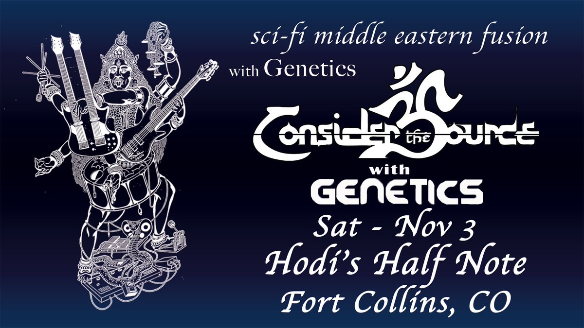 GeneticsMusic's tweet image. Fort Collins, look out!