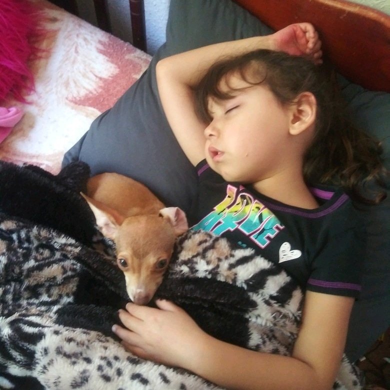 My baby girl Sophia Gutierrez sleep