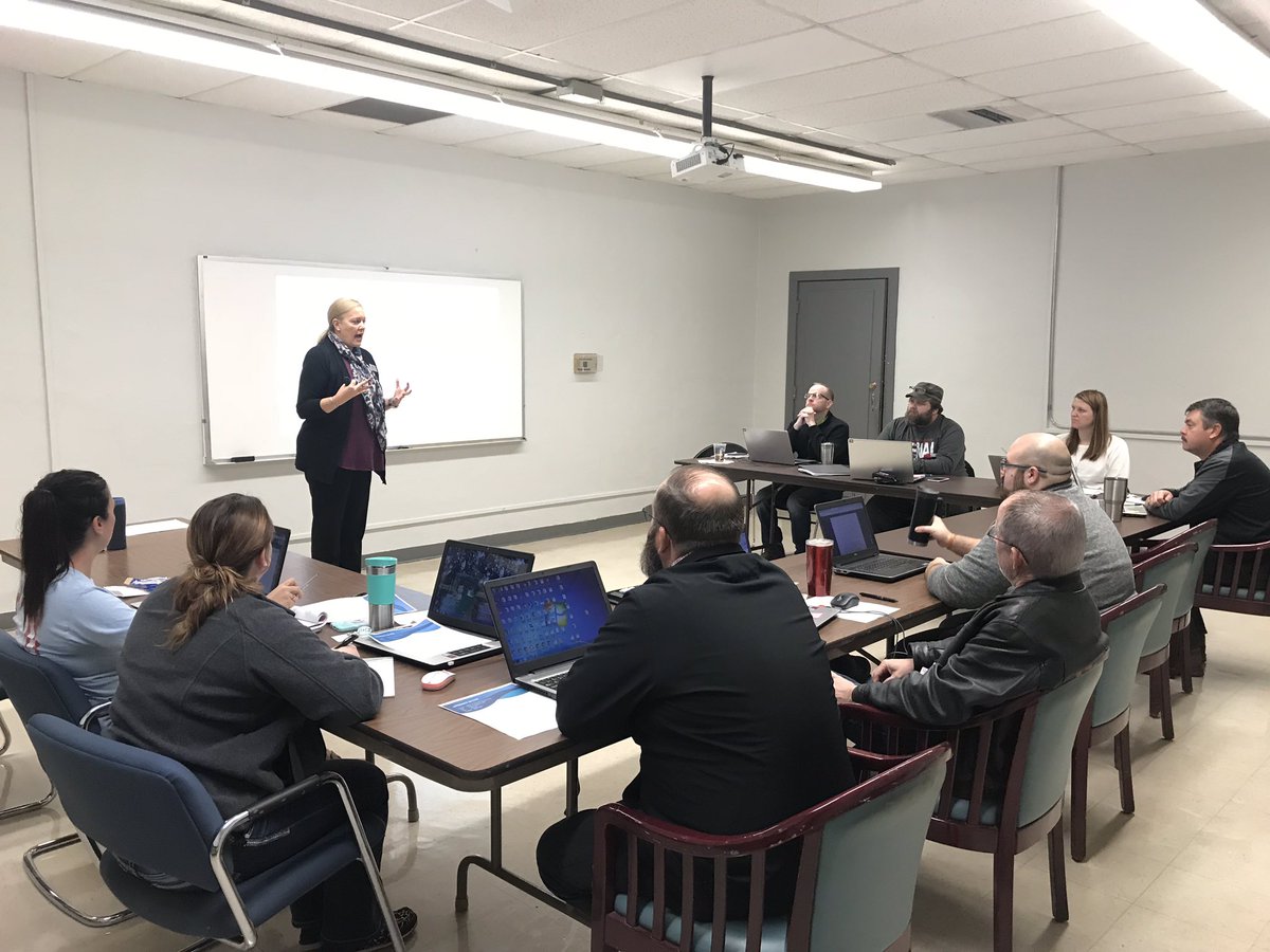 DCTechCenter's tweet image. Day 2 PD: SREB consultant Debra Cullen spent the day teaching literacy &amp;amp; cognitive engagement strategies in CTE. Teachers created rigorous lessons w/ new strategies and plan to deliver &amp;amp; assess lessons in 2 weeks. Best Staff Award goes to DCTC! Learn a skill, fulfill a passion!