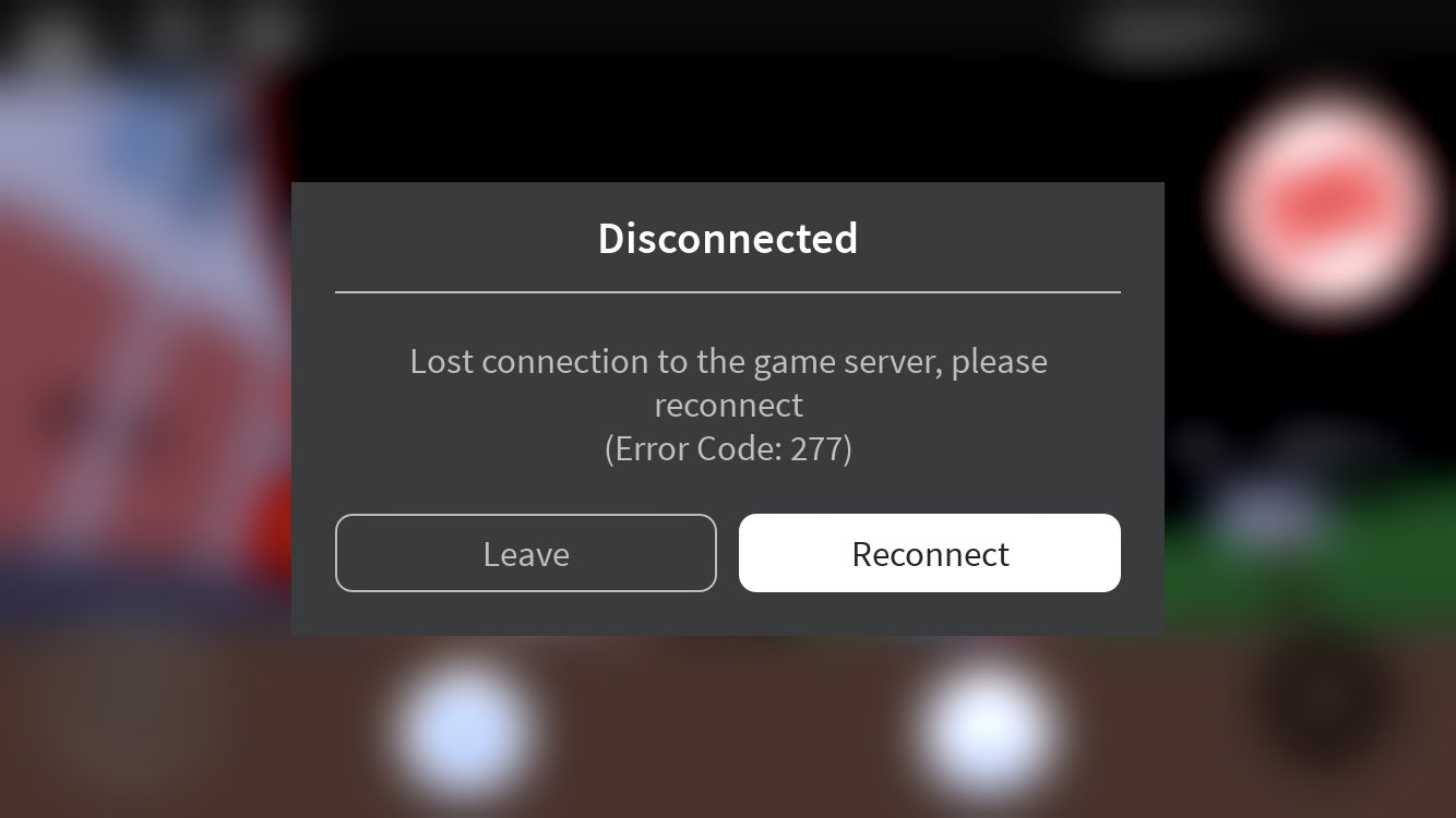 Reconnect to server
