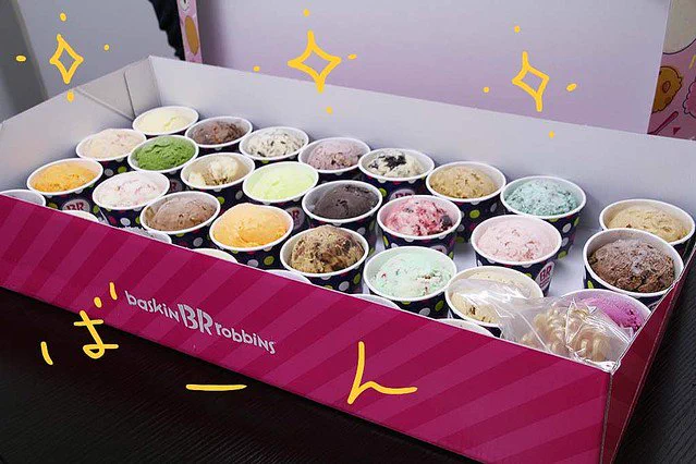 こりゃ夢のようｗｗサーティワンの全31種類が詰まった豪華ボックスが限定登場中ですよ～！！