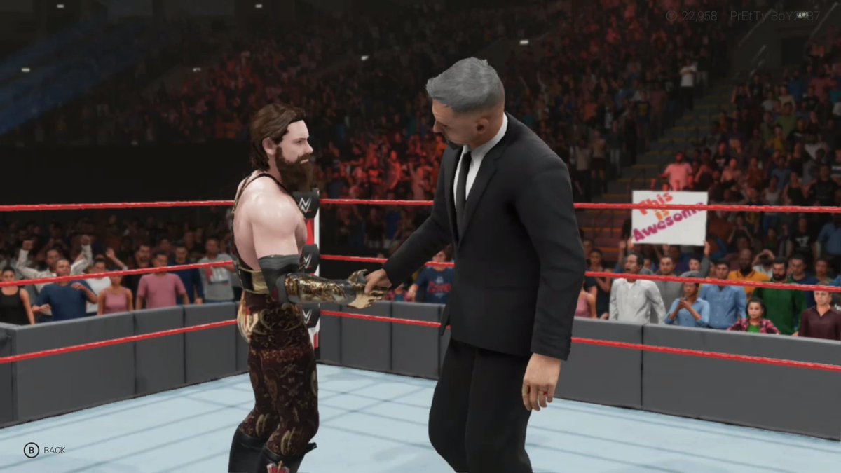EvolveEWF's tweet photo. @TheShawUK was in kahoots with @TheDon29871 &amp; @AlexSua751🥇and results in another heinous attack on the Holy Grail champion @EWF_Monster https://t.co/HeeL7YJynV
