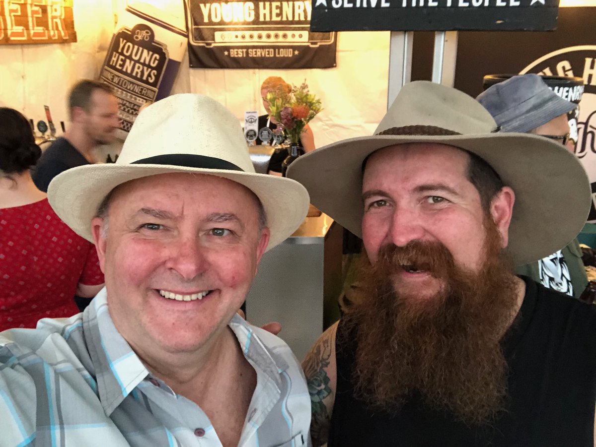 AlboMP's tweet photo. Strong representation of #InnerWest brewers ⁦@younghenrys⁩ ⁦@cheersfest⁩ in #Barangaroo https://t.co/NHrmLcefms