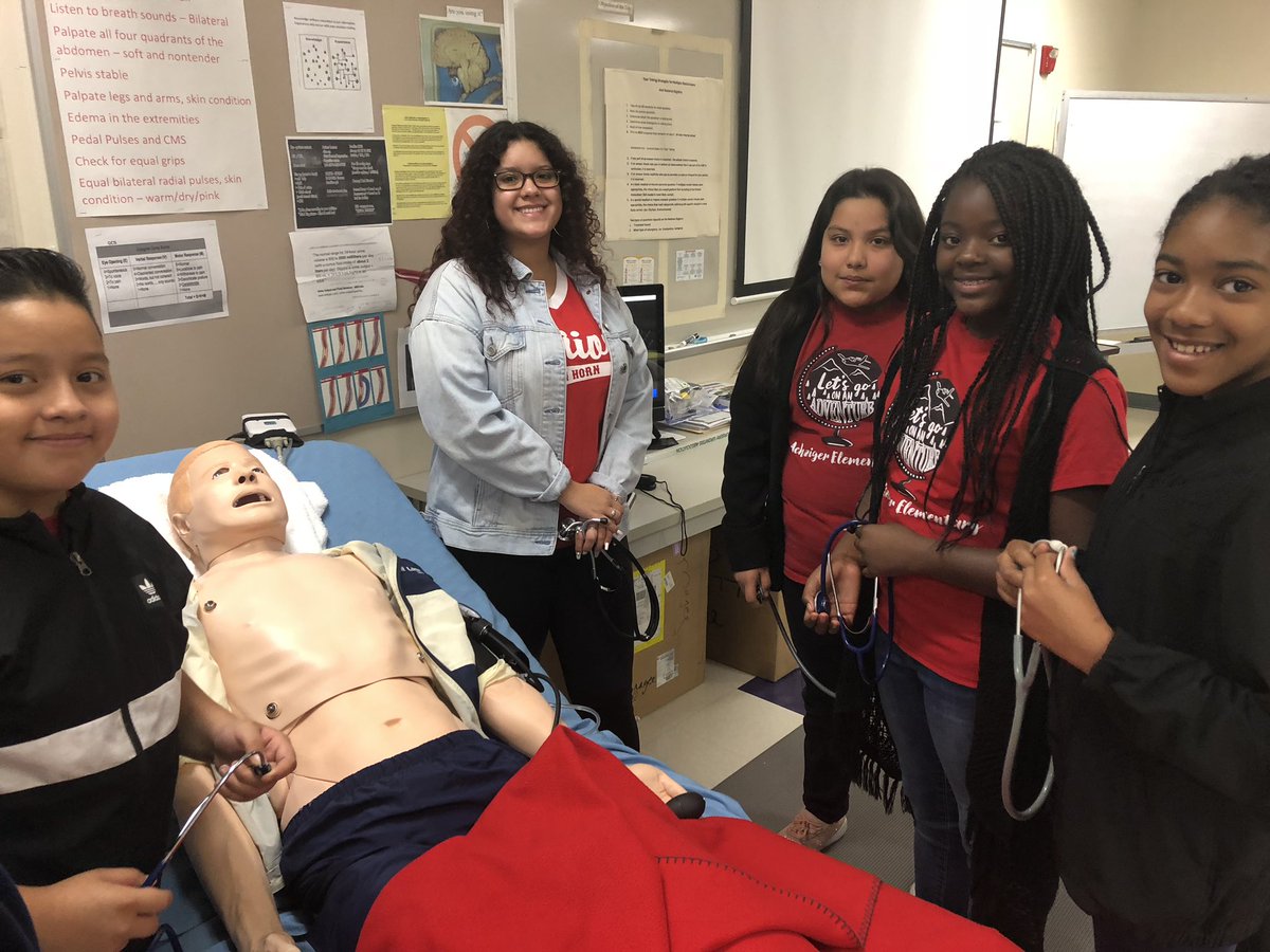 Horn High School invited some Achziger students to experience options available in high school. So amazing. #AchzigerAllStars #believeinMesquite #WeareJFL