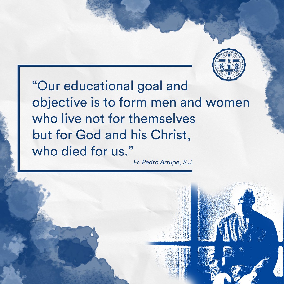 ADDU_Official's tweet photo. Catholic schools educate men and women for others.  #ILovePrivateEd #ILoveCatholicEd https://t.co/B7Mnid9TyI