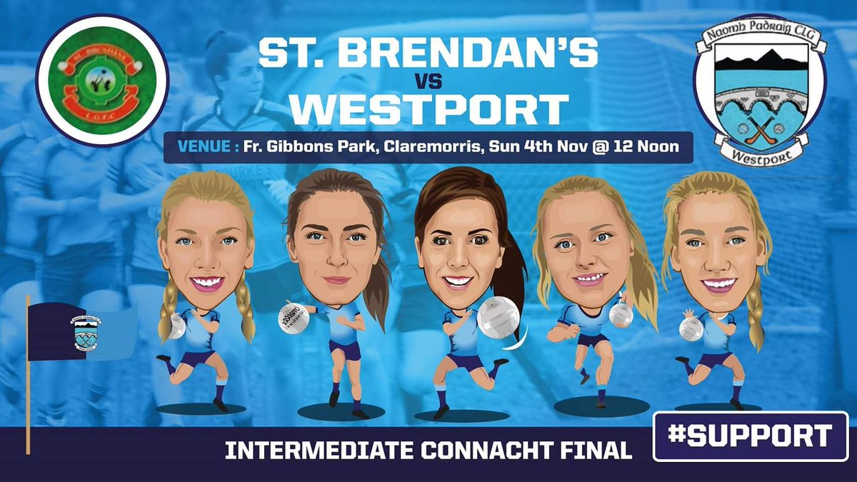 Hi all, we will be putting on a bus to Claremorris for the Intermediate Championship Connaught final. 
€5 per person, leaving at 10.45am on Sunday morning from Centra. Please let me know via comment or private message if you want to book a seat💙💙💙