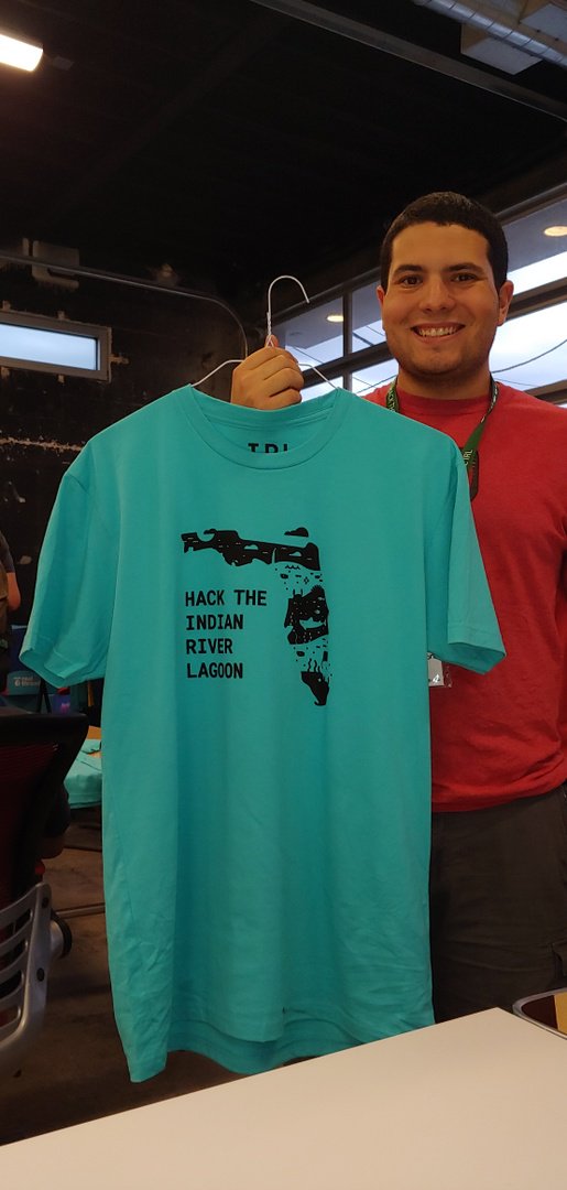 ubicquia's tweet photo. T shirt printing from @realthread, LIVE @hack_irl! #HackIRL #TeamUbicquia https://t.co/UDCi0pBUpj
