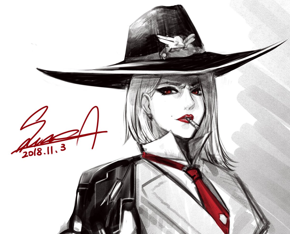sawasa_c2's tweet photo. Ashe
#Overwatch 
#owアート https://t.co/OlpgfswTk5