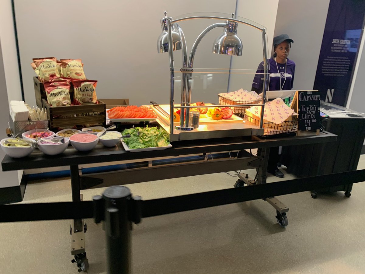 Kevin_Jackman16's tweet photo. Northwestern’s new Welsh-Ryan Arena - a 110-million dollar renovation has added new food venues, bathrooms and the installation of seats instead of wood benches @WBBMNewsradio https://t.co/irFScSCffG