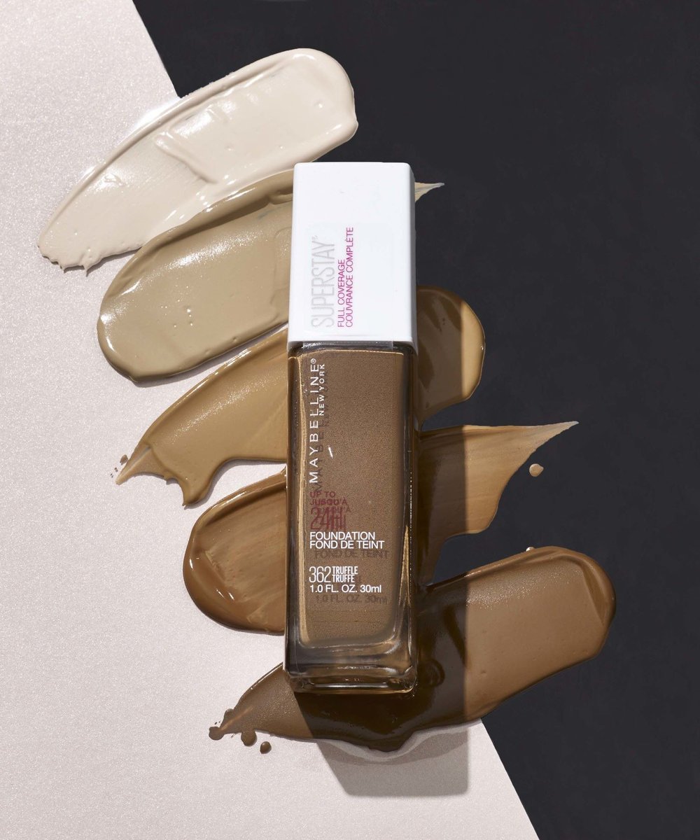 Our #superstay foundation lasts up to 24 hours for a full-coverage, flawless finish. Find your shade now! #maybelline #maybellinecan #maybellinecanada