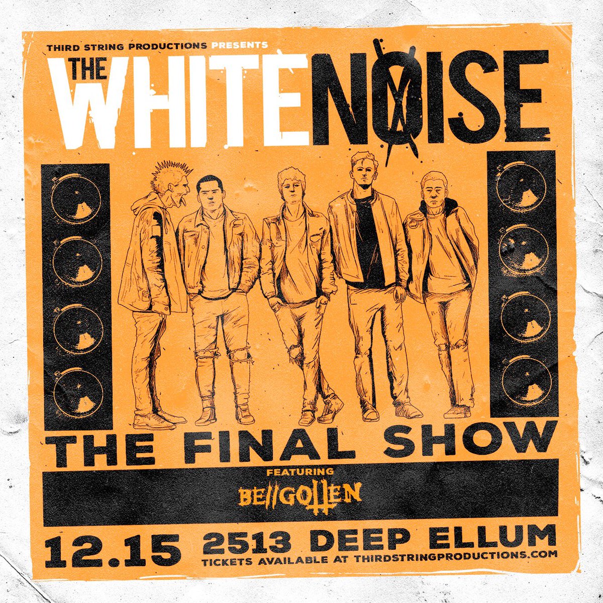 The White Noise (2015-2018) 

Our last show as a band will be December 15th, 2018 in Dallas, TX

Link for tickets: ticketfly.com/purchase/event…