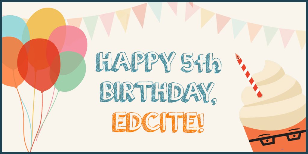 EdciteTeam's tweet image. Today Edcite turns 5! 🎂 We are incredibly thankful for our community of teachers, schools, and districts all working to improve student learning. Here&apos;s to five years of empowering educators and engaging students with digital assessment! #edchat #edtech