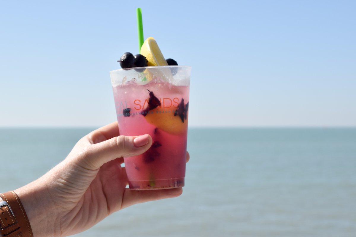 Serving up Friday happiness one Blueberry Mojito at a time. bit.ly/2k4zZjA