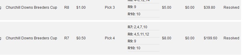finishstrong512's tweet photo. #BreedersCup lost all day then two small bets at end of day make it profitable Glad I kept firing and put in the work. #horseplayers https://t.co/zXR8gbz0H2