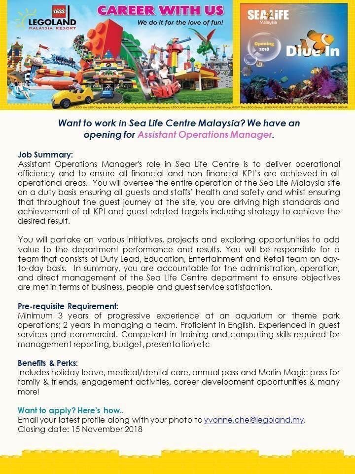 MHAB31888's tweet photo. Want to be part of making magical memories? letโs find out more... ๐๐ป๐๐ป๐๐ป
Team please help to RT this
@infokerjaya @kerjakosong123 @Oh_KerjaKosong @twt_kerja
#LEGOLANDMY
#FunAtWork
#ForTheLoveOfFun
#loveyourwork
#workyourmagic https://t.co/RRu4sdojLD